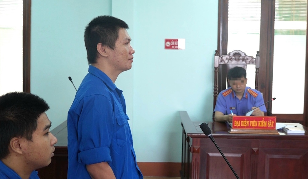 The court tried the robbers and thieves.