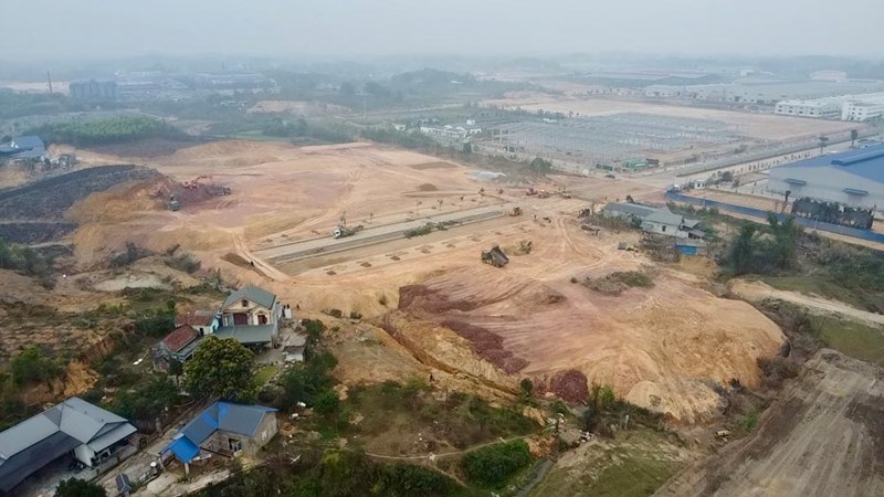 Song Cong II Industrial Park (phase 2) will create thousands of jobs when completed. Photo: Lam Thanh.