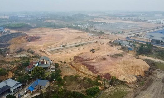 Khu công nghiệp Sông Công II (giai đoạn 2) sẽ tạo ra hàng nghìn việc làm khi hoàn thành. Ảnh: Lam Thanh.