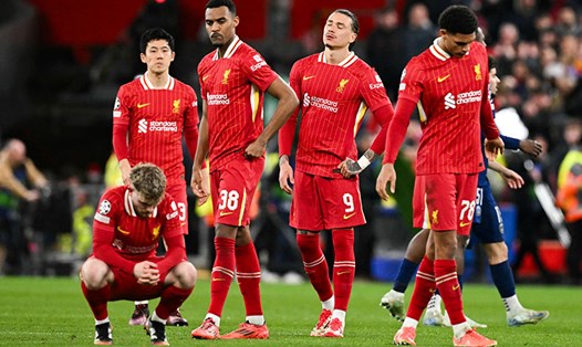 Liverpool đã thất bại với kịch bản cay đắng nhất. Ảnh: AFP