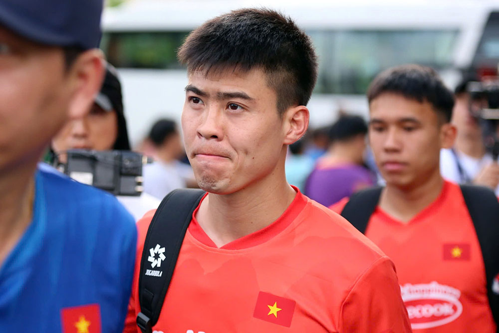 Center back Do Duy Manh of the Vietnam national team. Photo: Thanh Vu