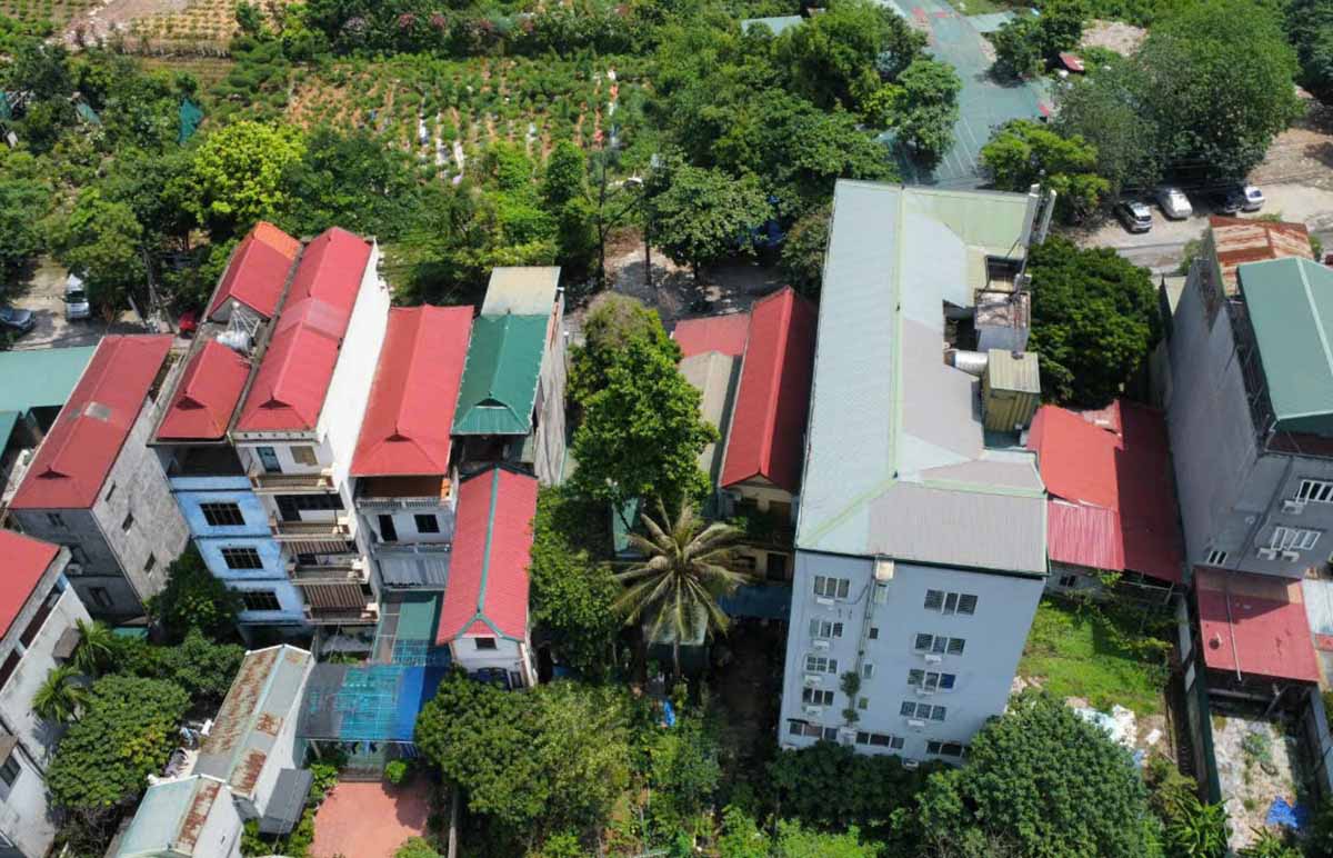 Currently, agricultural land in residential areas is quite common, especially in large cities that are often called interspersed land by people. Photo: Anh Huy.