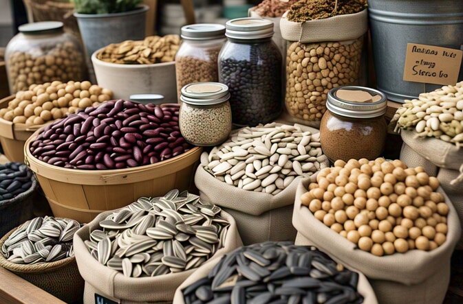 Protein-rich, healthy foods. Photo: AI