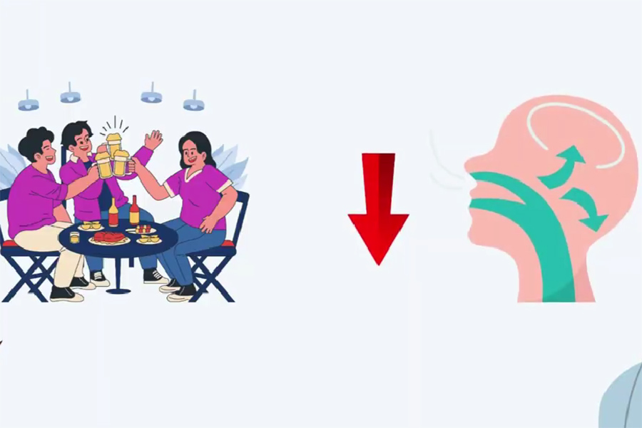 Group of people prone to sleep apnea