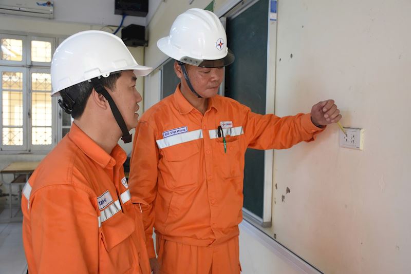 Lịch cắt điện ngày 14.3 trên địa bàn Hà Nội. Ảnh: EVN