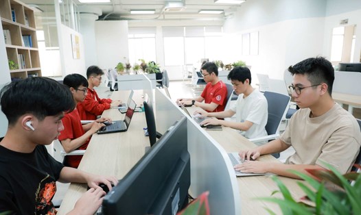 Lớp tài năng ngành AI tại Đại học Bách khoa Hà Nội. Ảnh: Hải Nguyễn