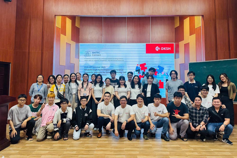 DKSH launched the "UniTEC Connect" program, a platform that helps students and researchers directly access advanced scientific technologies in Vietnam. Photo: Provided by the enterprise