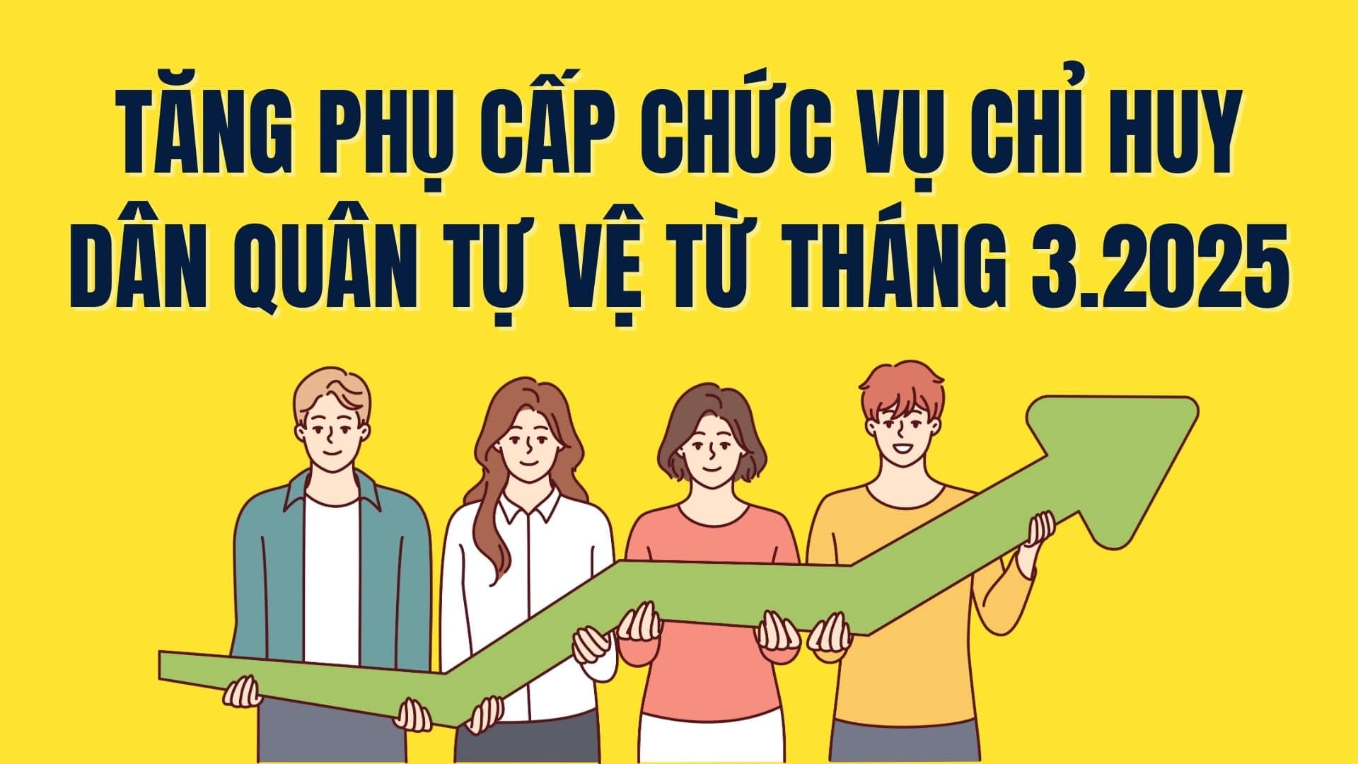 Allowances for militia and self-defense command positions will be increased from March 2025. Graphics: Tra My