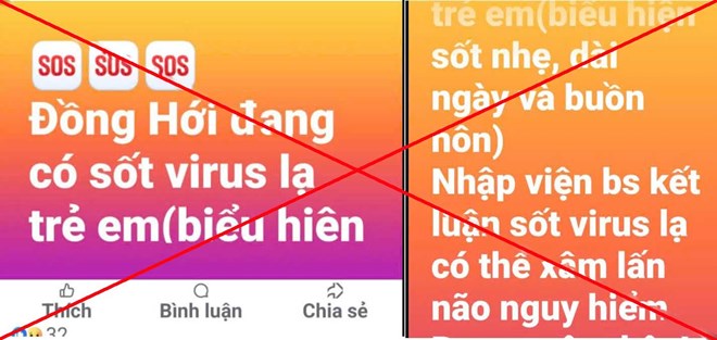 Xác minh thông tin sốt virus lạ gây hoang mang dư luận