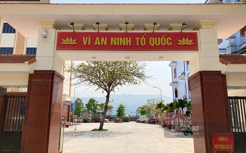 Headquarters of the Traffic Police Department, Dien Bien Provincial Police. Photo: Quang Dat