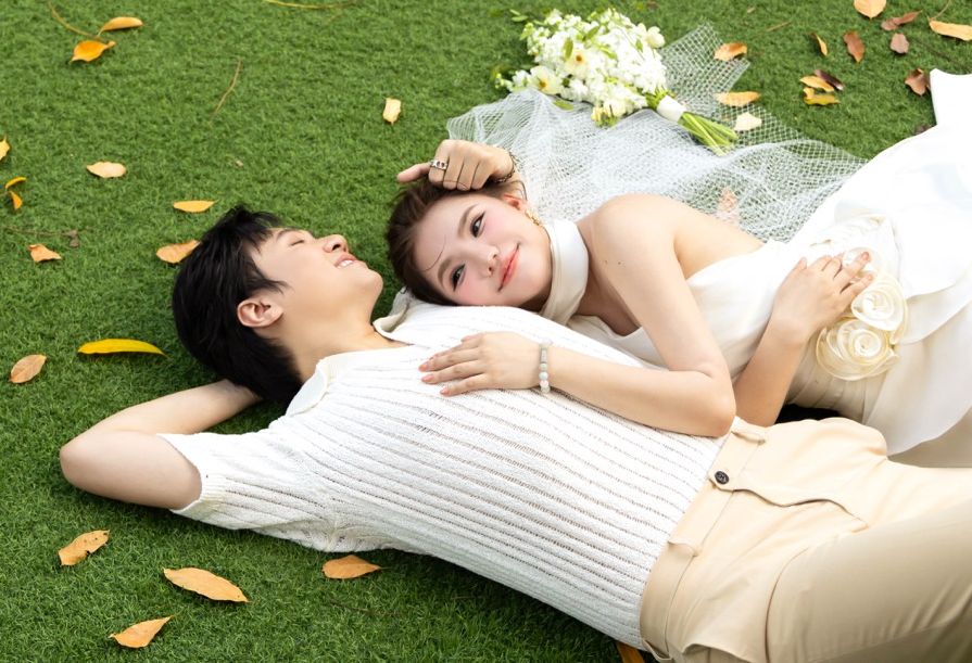 The couple Vuong Anh Tu and Myra Tran. Photo: Provided by the artist.