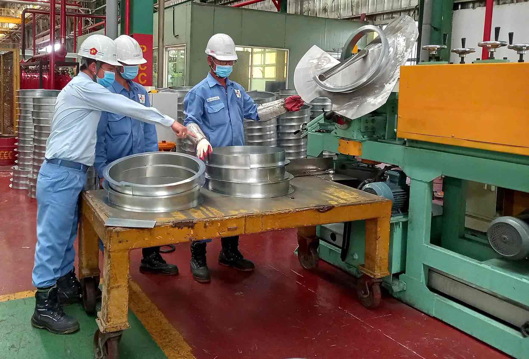 Posco VST Company Limited (Dong Nai) achieved the target of 2,000 days of no accidents. Photo: Xuan Mai