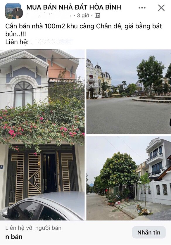 Massive sale of billion-dollar houses in the center of Hoa Binh city