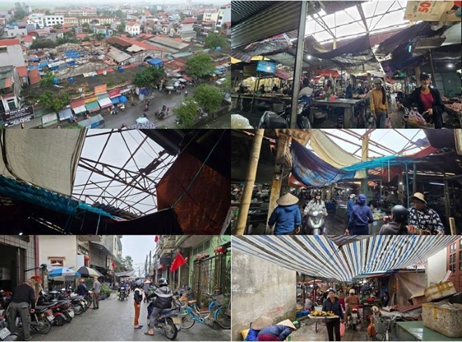 Tiểu thương bất an vì chợ huyện ở Thái Bình đã quá cũ nát