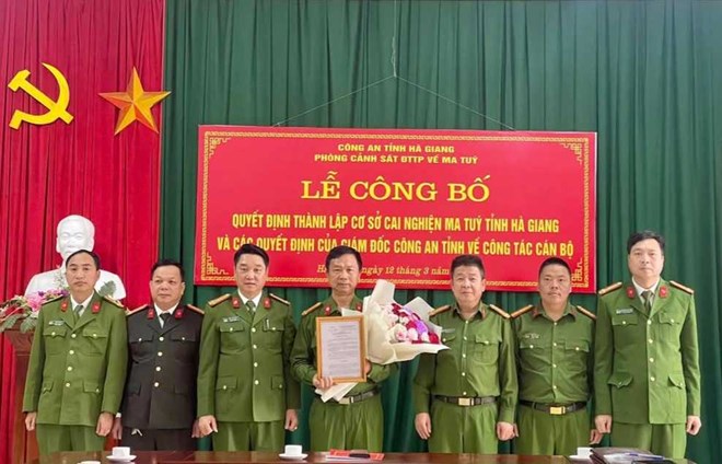 Hà Giang thành lập cơ sở cai nghiện ma túy