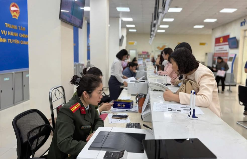 Tuyen Quang Police announced the locations for the work. Photo: Tuyen Quang Police