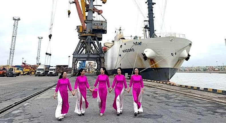 The Vietnam National Shipping Lines Trade Union organized the Festival to create a playground for workers, civil servants, and laborers. Illustrative photo: Vietnam Maritime Export Processing Zoning Agency Trade Union