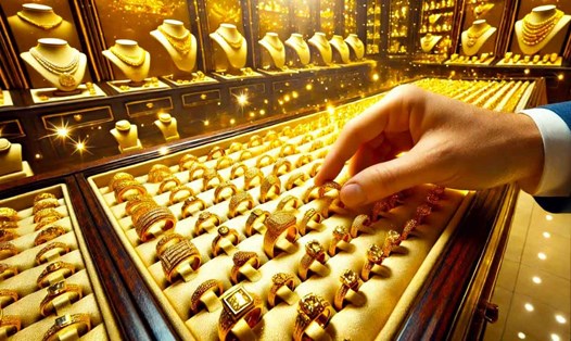 Giá vàng lập đỉnh lịch sử, tiếp tục khẳng định vai trò kênh trú ẩn an toàn trước biến động kinh tế. Ảnh: Phan Anh