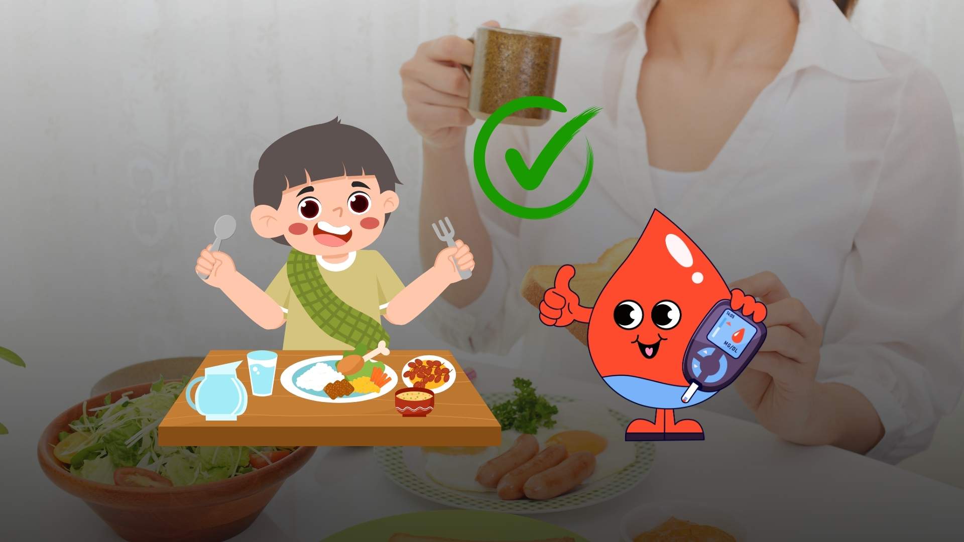 Here are 5 easy tips to do to help control blood sugar. Graphics: Viet Hoang