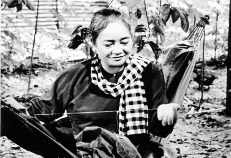 female general Nguyen Thi Dinh. Documentary photo