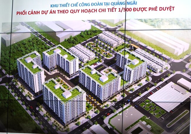 Perspective of the trade union institutional area in Tinh Phong commune, Son Tinh district, Quang Ngai province. Photo: Vien Nguyen.