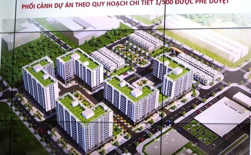 Perspective of the trade union institutional area in Tinh Phong commune, Son Tinh district, Quang Ngai province. Photo: Vien Nguyen.