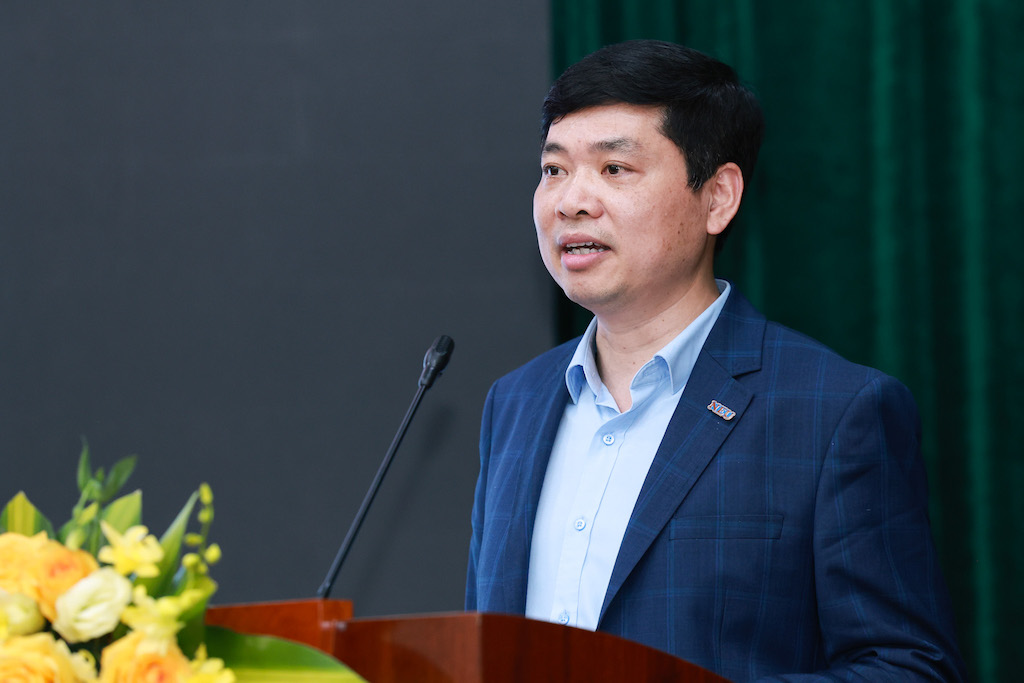 Associate Professor, Dr. Phan Huu Nghi presented a speech at the workshop " individual Income Tax Law - Ensuring fairness, promoting growth". Photo: Hai Nguyen