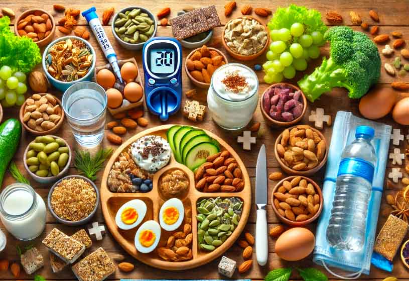 To effectively control blood sugar, be careful when choosing protein-rich snacks. Photo AI