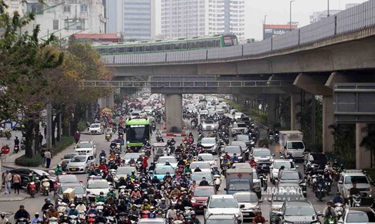 Sở Xây dựng Hà Nội sẽ tổ chức lại giao thông cho xe máy tại đường Vành đai 3. Ảnh: Tô Thế