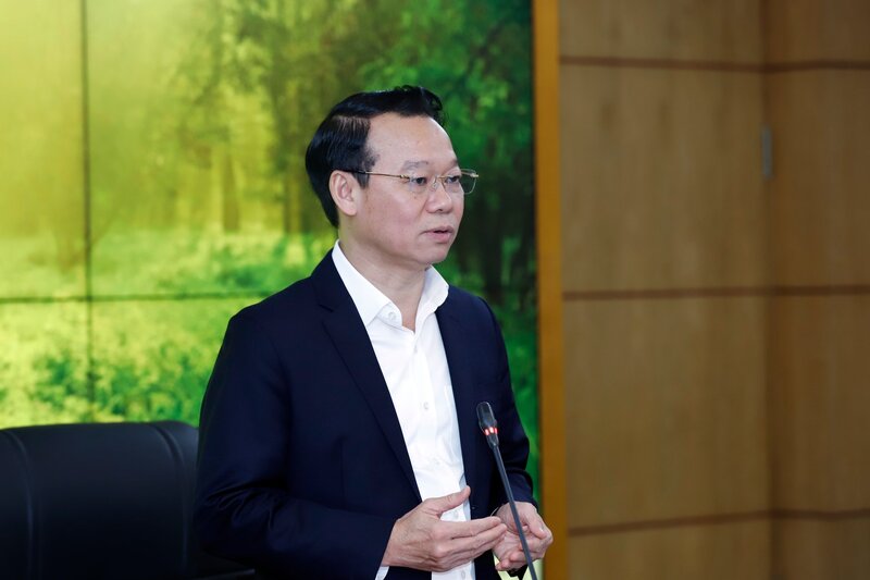 Minister of Agriculture and Environment Do Duc Duy. Photo: Khuong Trung