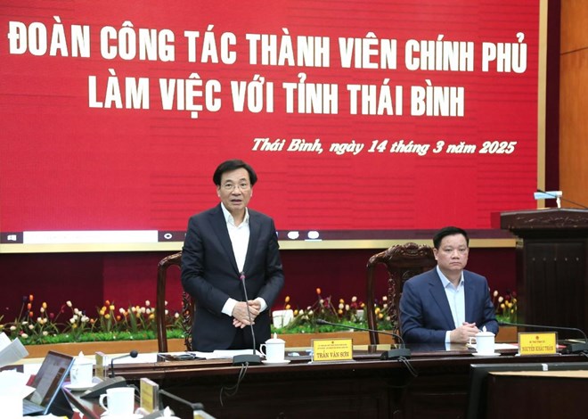 Chủ nhiệm Văn phòng Chính phủ làm việc tại tỉnh Thái Bình