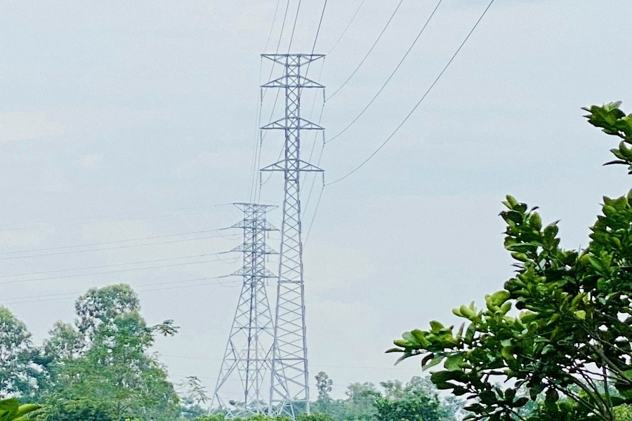 Hai Phong traffic diversion during the 110kV project construction period. Illustrative photo: Northern Power Corporation