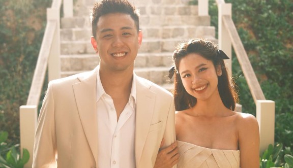 The couple Han Hang and Huyme. Photo: Screenshot