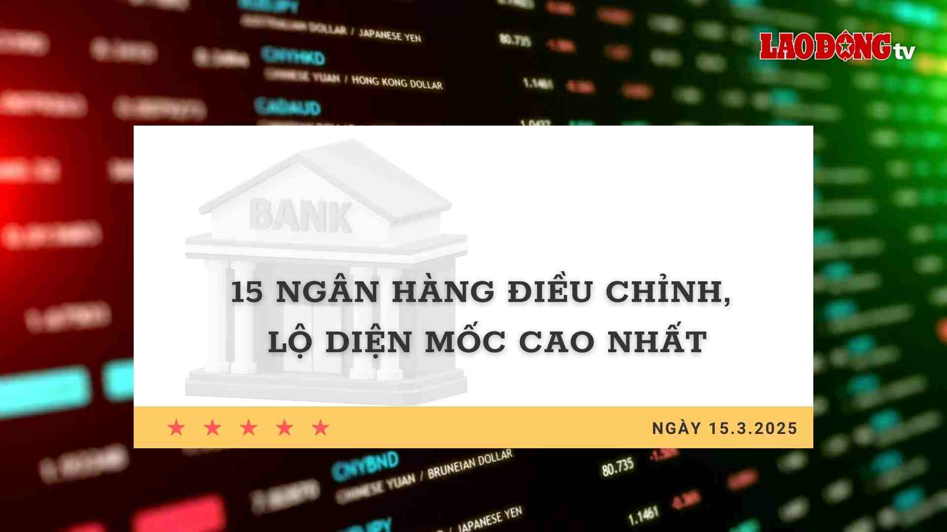 Interest rate 15.3: 15 banks adjust, reveal the highest mark