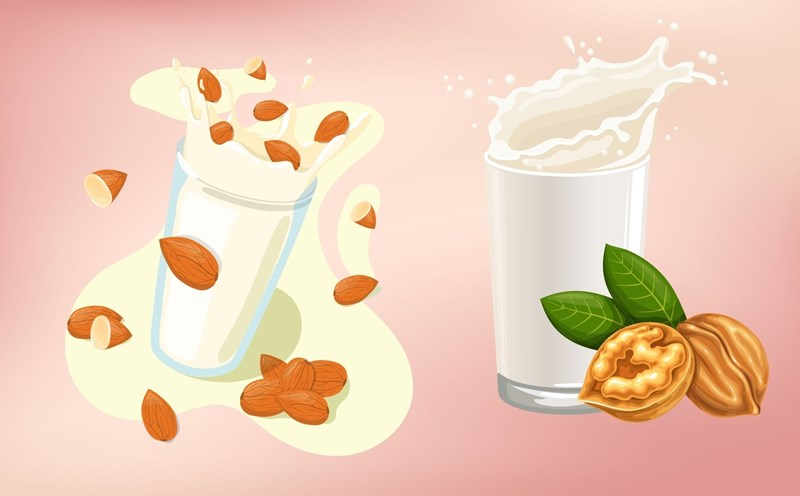 3 types of nut milk help relax and sleep well
