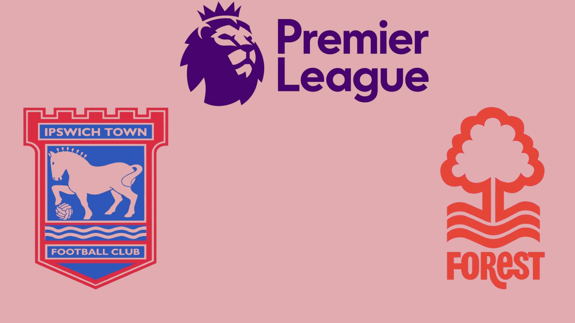 Ipswich Town face Nottingham Forest in the Premier League. Graphics: Van An