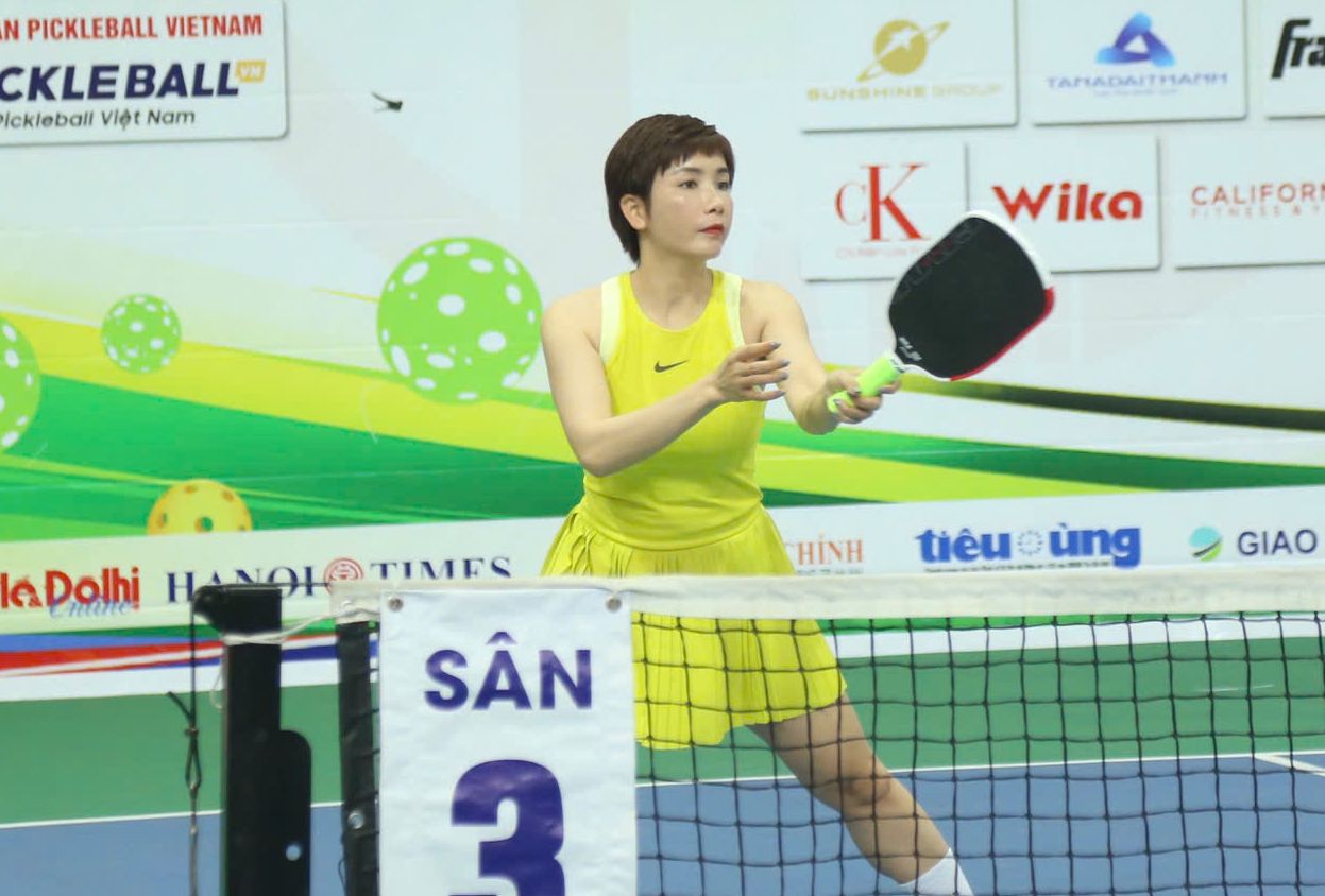 More than 400 athletes compete in the Economic & Urban Newspaper pickleball tournament. Photo: Organizing Committee