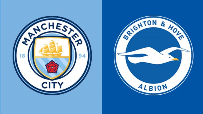 The match between Man City and Brighton in the Premier League promises to be full of drama. Graphics: Chi Tran