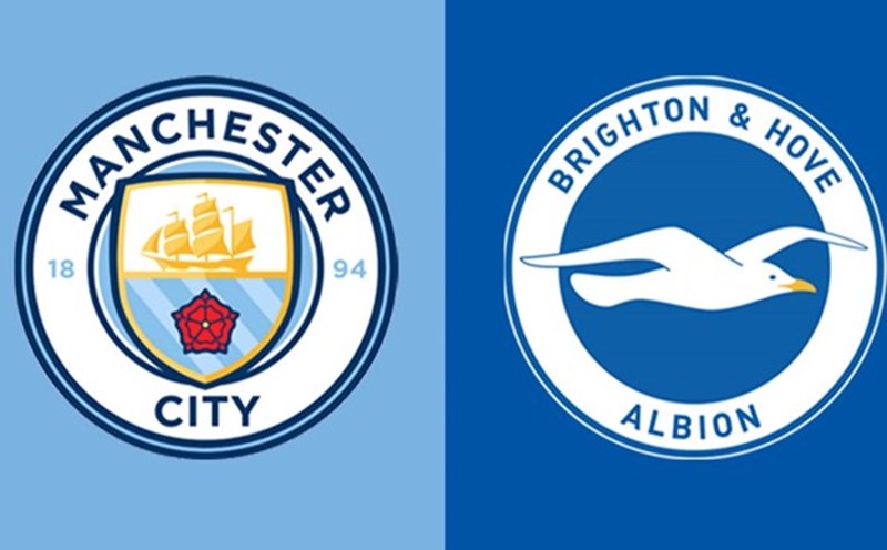 The match between Man City and Brighton in the Premier League promises to be full of drama. Graphics: Chi Tran