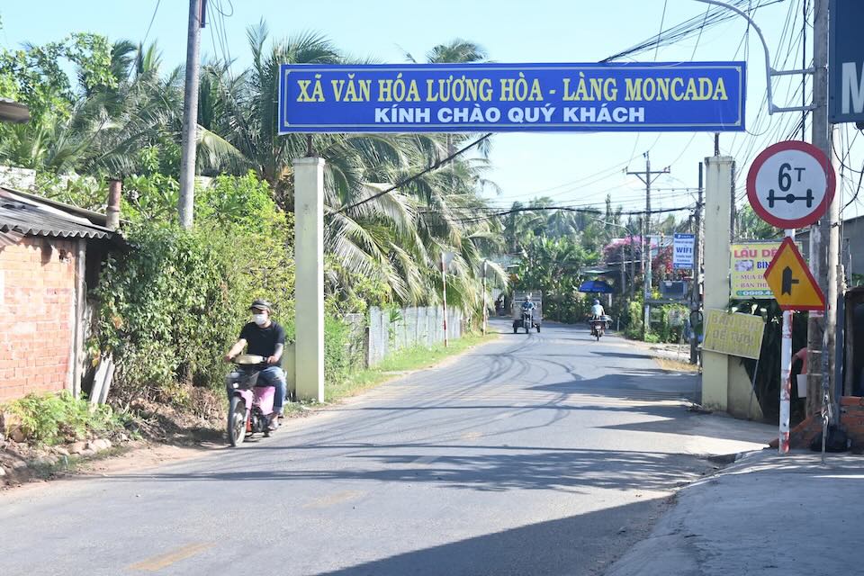 Xa Van hoa Luong Hoa - que huong cua Nu tuong Nguyen Thi Dinh. Anh: Thanh Nhan