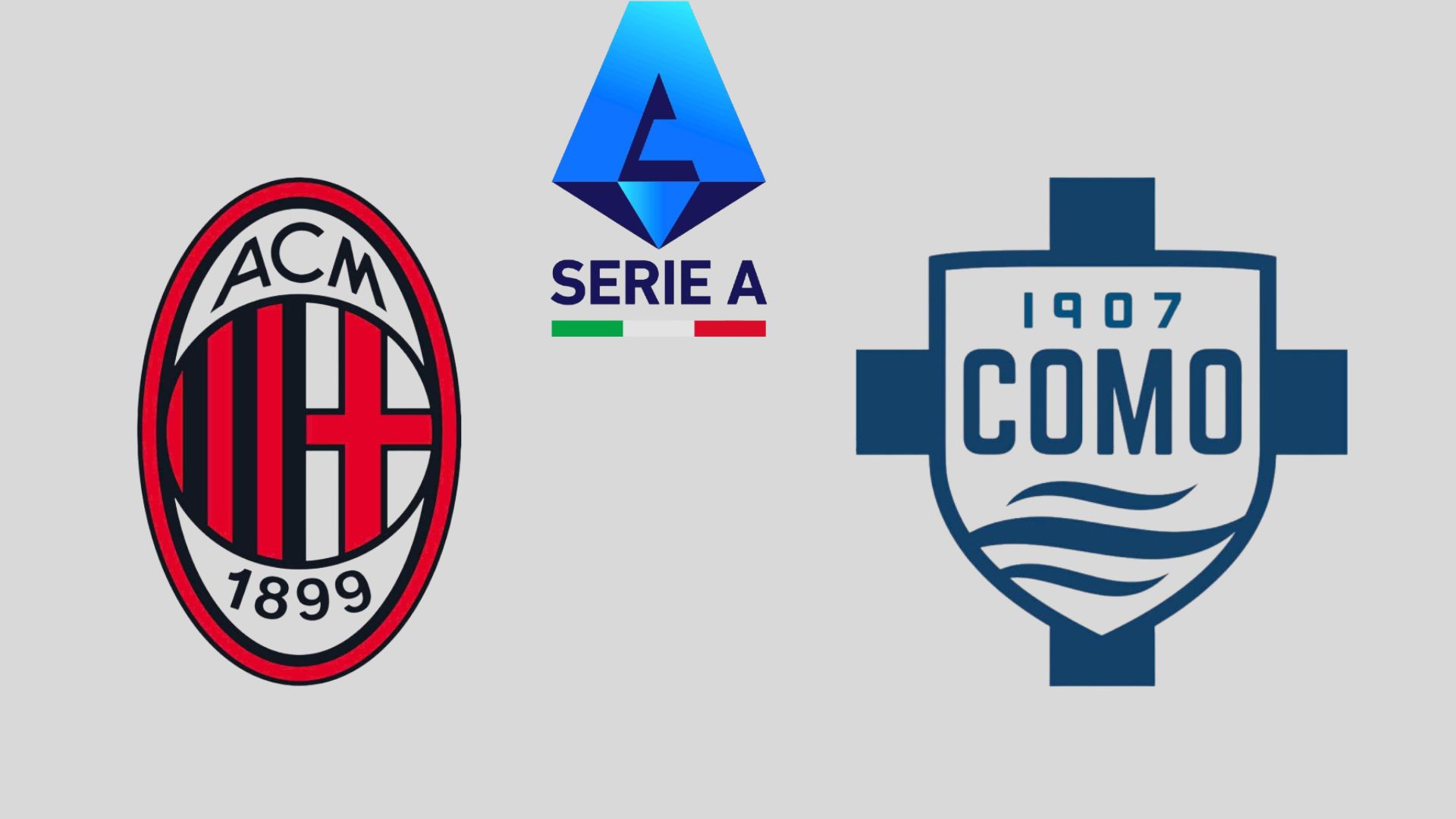 AC Milan vs Como in Serie A. Graphics: Van An