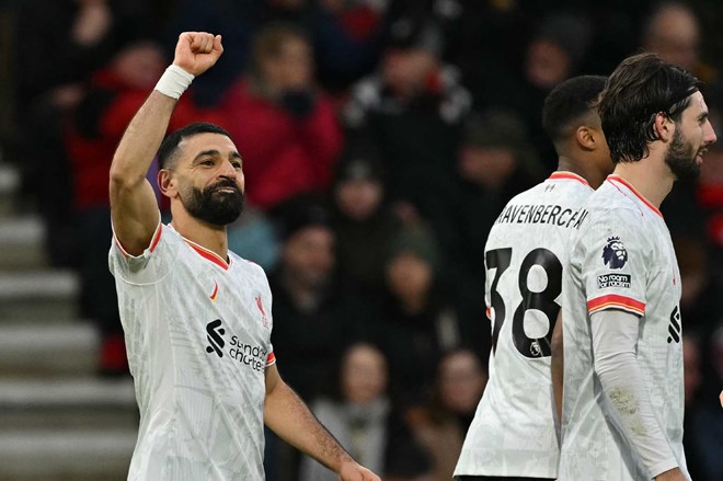 Liverpool have the opportunity to win their first title under Arne Slot. Photo: AFP