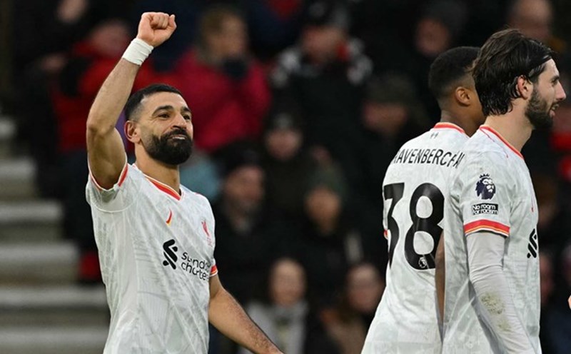 Liverpool have the opportunity to win their first title under Arne Slot. Photo: AFP