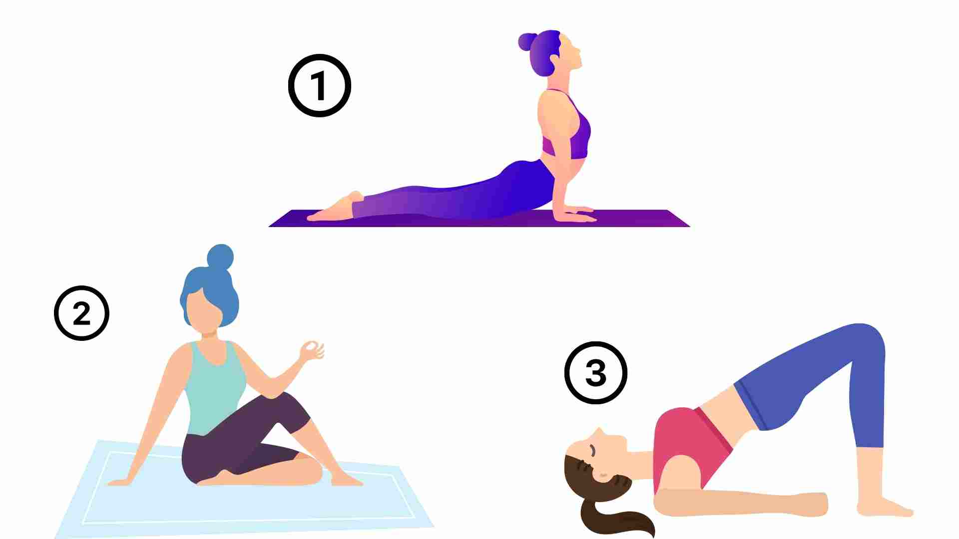 Some yoga exercises can help prevent high uric acid. Graphics: Ha May