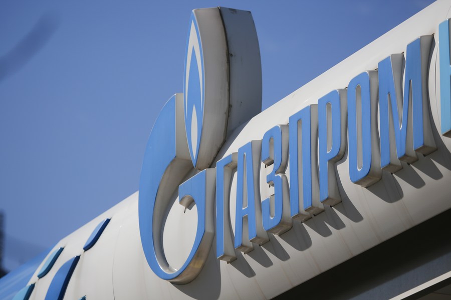 Gazprom. Anh: Xinhua