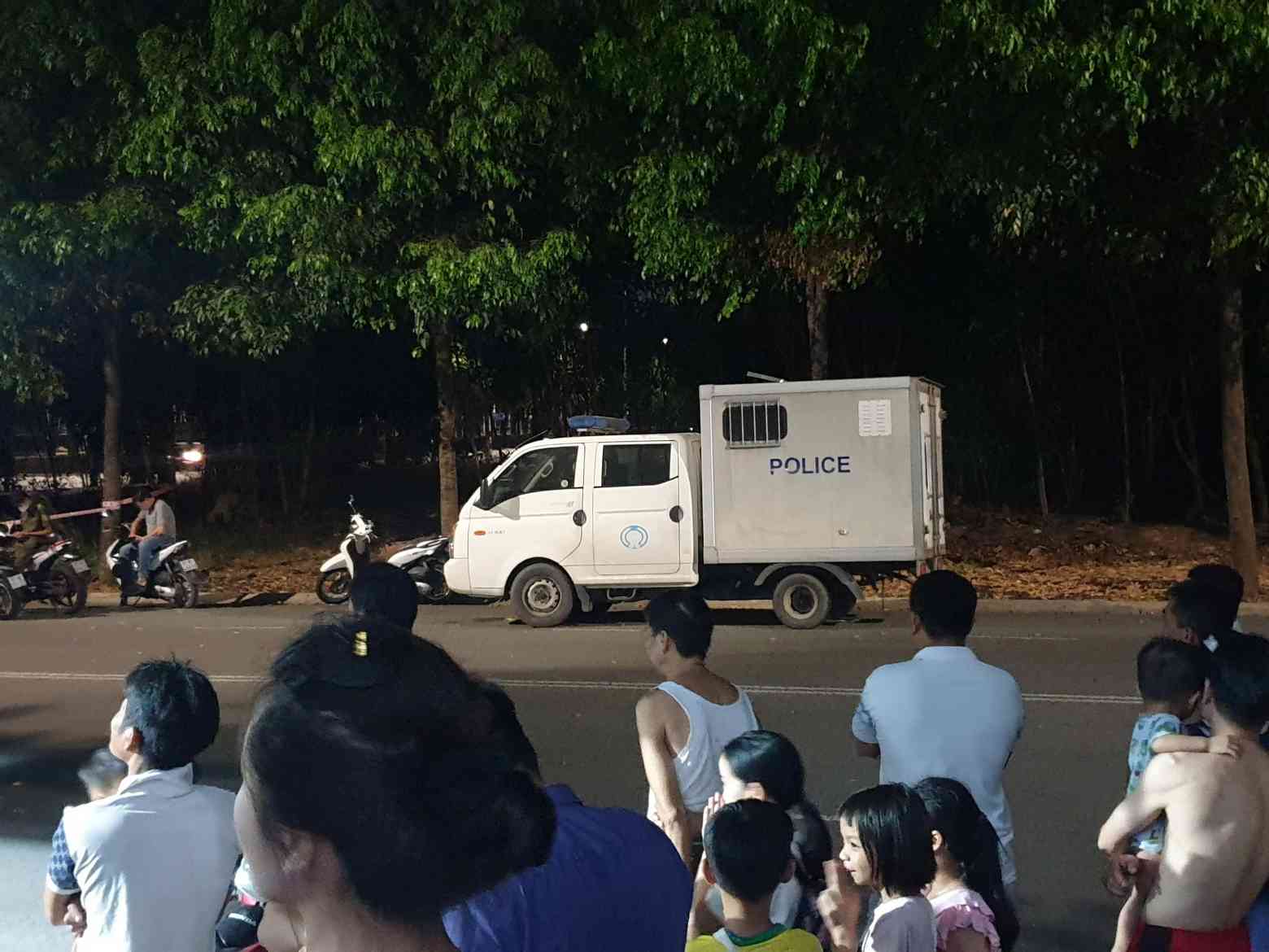 Khu vực hiện trường vụ án mạng người phụ nữ bị sát hại. Ảnh: Dương Bình
