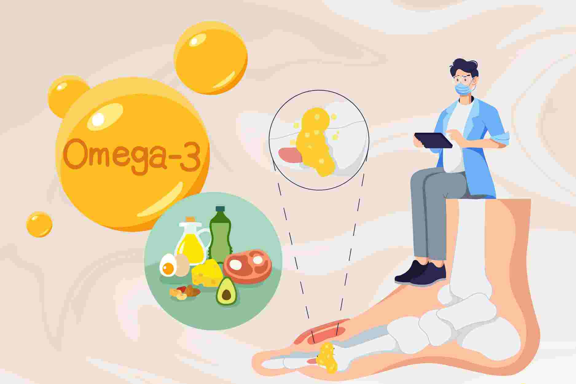 Top foods rich in omega-3, prevent high uric acid. Graphics: Dinh Dinh