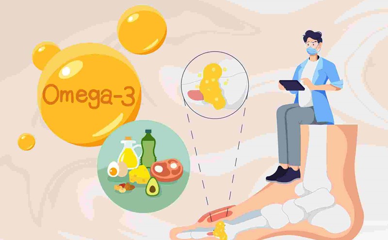 Top foods rich in omega-3, prevent high uric acid. Graphics: Dinh Dinh