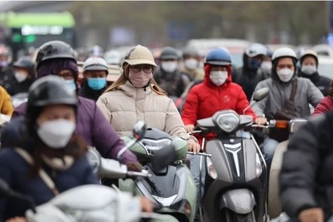 The end-of-season cold air will affect Vietnam from March 16, 2025. Photo: National Center for Hydro-Meteorological Forecasting