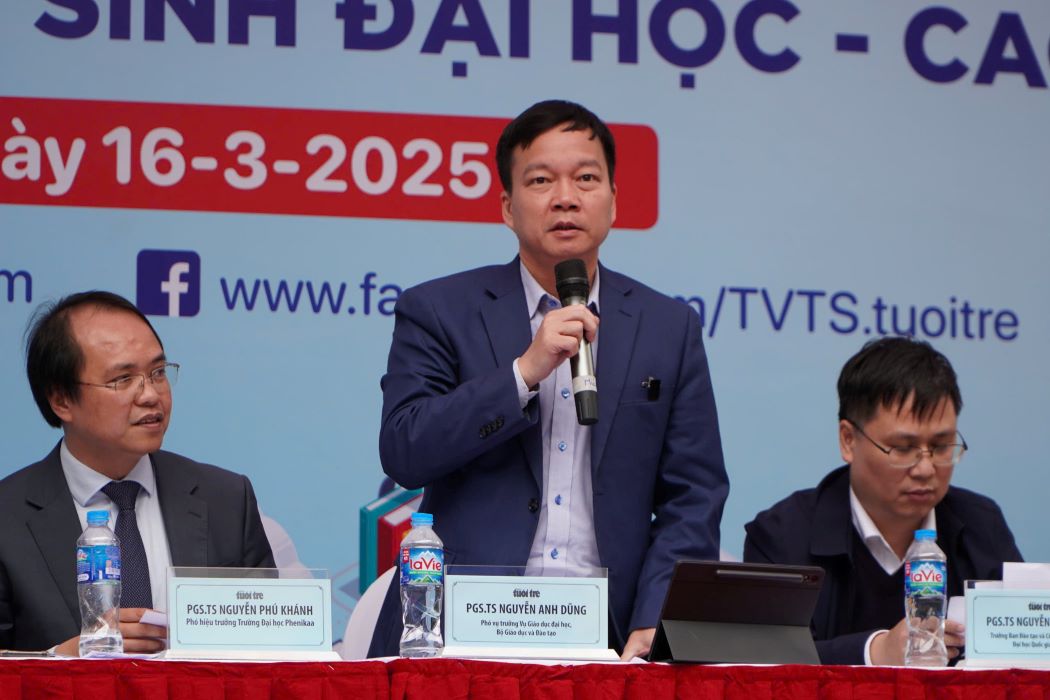 PGS.TS Nguyễn Anh Dũng - Phó Vụ trưởng Vụ Giáo dục Đại học (Bộ GDĐT). Ảnh: Anh Đức